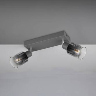Cadiz plafondspot, 2-lamps, E14, antraciet antraciet, rookgrijs