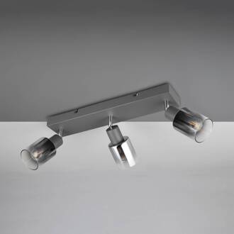 Cadiz plafondspot, 3-lamps, E14, antraciet antraciet, rookgrijs