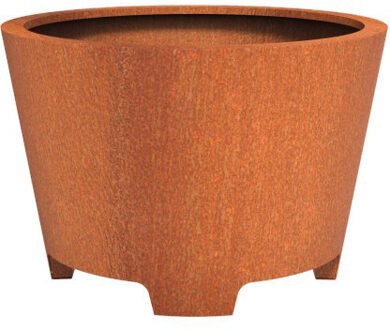 CADO cortenstaal 120x80 cm bloempot met poten