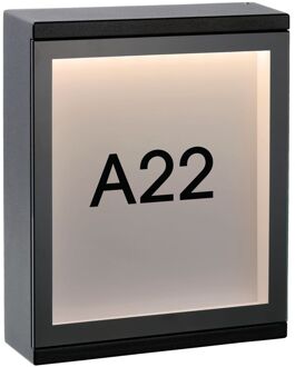 Cadra - Wandlamp Buiten - Led - 1x6w 3000k - Ip54 - Zwart