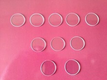 CaF2 venster/CaF2 substrate-12.0 * 1.0mm/Optische venster/Infrarood venster substraat/UV venster substraat