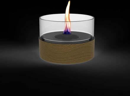 Café 18 Oak zwart  tafelhaard