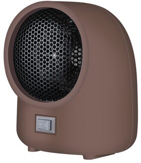 Cahot Draagbare Elektrische Kachel Ventilator Kachel Desktop Mini Verwarming Air Heater Voor Thuis Ruimte Winter Warmer Fan Chocolade