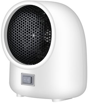 Cahot Draagbare Elektrische Kachel Ventilator Kachel Desktop Mini Verwarming Air Heater Voor Thuis Ruimte Winter Warmer Fan wit