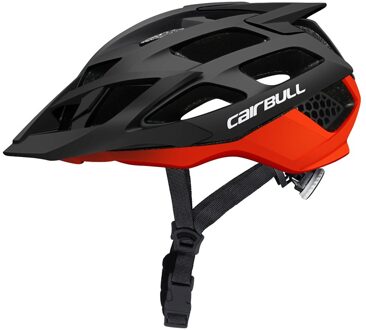 Cairbull Allride Fiets Helm In-Mold Mtb Fietsen Helm Voor Man Casco Ciclismo Mountain Racefiets Helmen Veiligheid Cap zwart oranje / M(52-57cm)