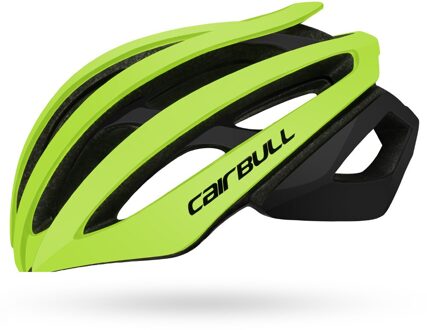 Cairbull Fietsen Fietshelm Voor Volwassenen Mannen Vrouwen Mountainbike Helmen Lichtgewicht Dubbele Laag Racefiets Mtb Racing Helm fluorescerende geel / M(54-58cm)