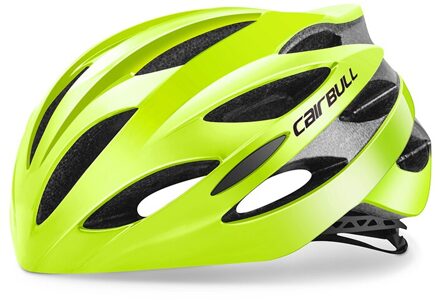 Cairbull Fietshelmen Mannen Vrouwen Lichtgewicht Fietshelm Mtb Weg Mountainbike Integraal Gegoten Fietshelmen Protector Geel / M