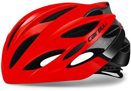 Cairbull Fietshelmen Mannen Vrouwen Lichtgewicht Fietshelm Mtb Weg Mountainbike Integraal Gegoten Fietshelmen Protector Rood / M