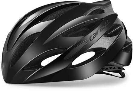 Cairbull Fietshelmen Mannen Vrouwen Lichtgewicht Fietshelm Mtb Weg Mountainbike Integraal Gegoten Fietshelmen Protector Zwart / M