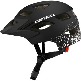 Cairbull JOYTRACK helm voor kinderen Fietsen Scooter/Gebalanceerde/Wiel Schaatsen/Helm met Achterlicht full zwart