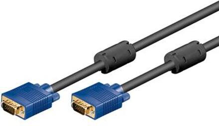 CAK XGA SVGA 1000 15M/15M BLACK 10m VGA kabel VGA (D-Sub) Zwart