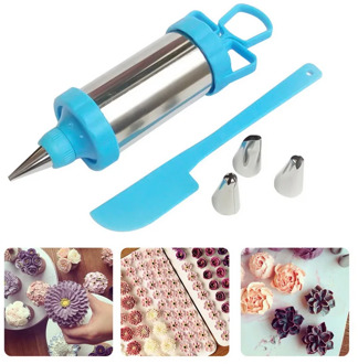 Cake Baking Nozzle Sets Icing Piping Cream Syringe Tips Spatulas Scraper Decorative Tools Pastry Syringe Accessories