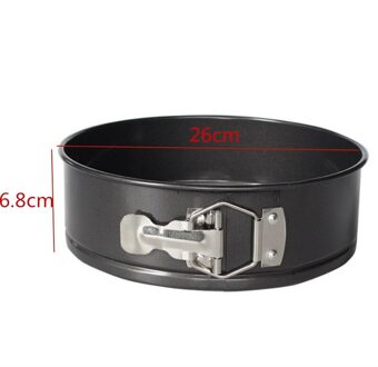 Cake Pan Koolstofstaal Non-stick Lente Vorm Bakken Pan Verwijderbare Bodem Cake Pan Bakvormen Taart Bakvormen Keuken accessoires 6