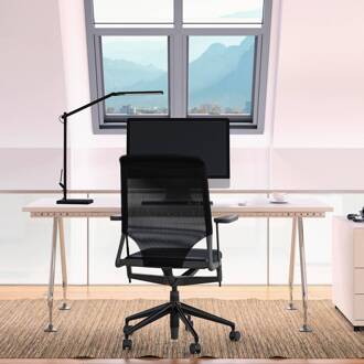 Cala LED bureaulamp, CCT, dimbaar, zwart