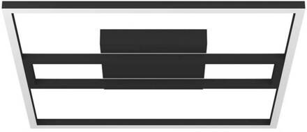 Calagrano-Z plafondlamp 45cm x 45cm zwart, wit