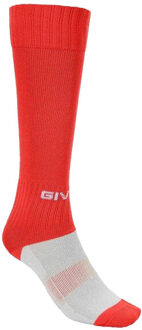 Calcio voetbalsokken voor jongens - maat One size Rood