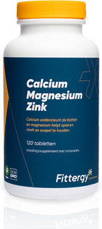 Calcium Magnesium Zink - 120 tabletten - Mineralen - vegan - voedingssupplement