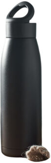 Calefrio dubbelwandige fles van 400 ml Zwart - One size