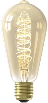 Calex Calex LED Rustieklamp - Goudkleur - E27 - 5.5W - 470LM - Dimbaar - Glas - Goudkleurig - H14.2 Cm