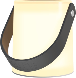 Calex | Display | 12 Tafellampen | Wit glas met zwart handvat | Timerfunctie | Werkt op 3 AA-batterijen (niet inbegrepen) | 3V