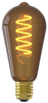 Calex Filament LED Lamp - E27 - ST64 - Natural - E27 - Warm Wit - 4W Zwart