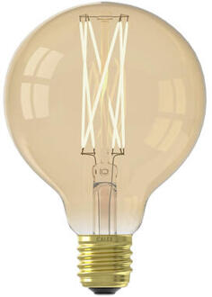 Calex Filament LED Lamp - Goud - E27 - G95 - 4.5W - Dimbaar Goudkleurig