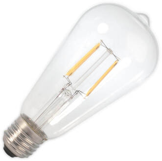 Calex Filament LED Rustieklamp ST64 E27 6-45W 2700K Transparant