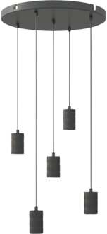 Calex Hanglamp Zwart - Metaal - 50x200x50cm (BxHxD)