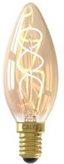 Calex kaarslamp - goud - E14 - Leen Bakker Goudkleurig - 9.8 x 3.5 x 3.5