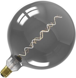Calex | Kalmar Globe G200 | Titanium | Spiraalfilament | 5W | E27 fitting