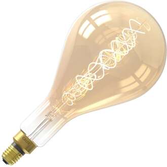 Calex | LED filament | Grote fitting E27 | Druppel | 161mm | 3W Goud