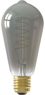 Calex | LED filament | Grote fitting E27 | Edison lamp | 64mm | 4W Titanium