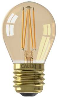 Calex | LED filament | Grote fitting E27 | Kogellamp | 45mm | 3.5W Goud