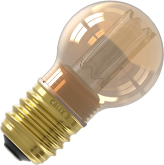 Calex | LED filament | Grote fitting E27 | P45 | Goud | 2.3W