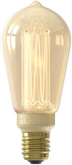 Calex | LED filament | Grote fitting E27 | Rustiek ST64 | Goud | 3.5W