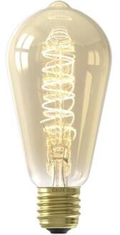 Calex LED filament rustieklamp dimbaar goud E27 5.5W 470LM - Leen Bakker