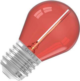 Calex | LED G45 | Rood | E27 fitting | 0.5-1W