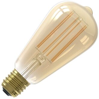 Calex Led Lamp - Filament Sensor St64 - E27 Fitting - 4w - Warm Wit 2100k - Goud
