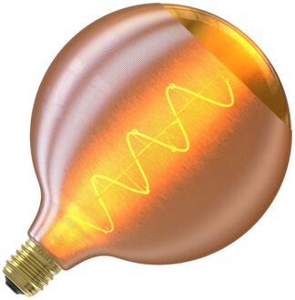 Calex LED Silk - G125 - goudkleur - E27 - 4W - 140LM - dimbaar Goudkleurig