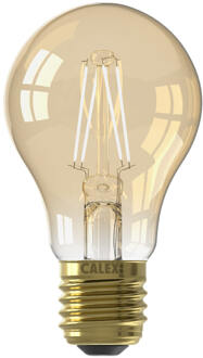Calex LED volglas Filament Standaardlamp 220-240V 4W 310lm E27 A60, Goud 2100K CRI80 Dimbaar Goudkleurig