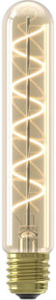 Calex Leen Bakker - Calex LED Buislamp - T32x185 - Goudkleur - E27 - 2,5W - 136LM - Dimbaar - Glas - Goudkleurig - H18.5 Cm