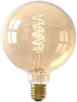 Calex Leen Bakker - Calex LED Globe - G125 - Goudkleur - E27 - 5,5W - 470LM - Dimbaar - Glas - Goudkleurig - H17.2 Cm