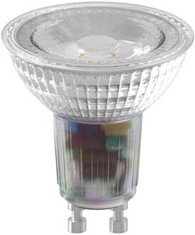 Calex Leen Bakker - Calex LED-lamp Halogeen SMD - Zilverkleur - GU10 - 3 Stuks - Glas - Transparant - H5.2 Cm