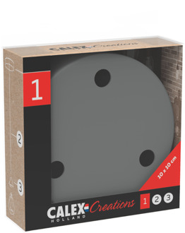 Calex | Metalen plafondplaat | Ø100mm | 3 gaten | Beton