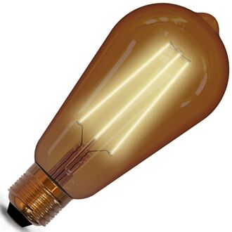 Calex Rustic LED Lamp Warm - E27 - 430 Lm - Goud