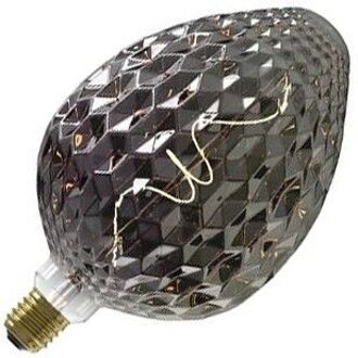 Calex Sevilla LED Lamp E27 4W 60lm 2100K Titanium Dimbaar Transparant