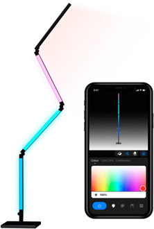 Calex | Smart Foldable Floor Lamp | RGBIC+WW