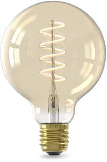 Calex Smart LED E27 7W G95 1800 - 3000 K Gloeilamp goud