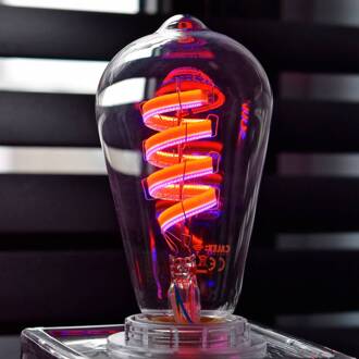 Calex Smart Light Bulb E27, Wifi LED ST64 Bulb, RGB, App and Works with Amazon Alexa and Google Home, 4.9W