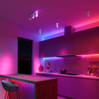 Calex Smart plafondspot wit lengte 37 cm 3-lamps GU10-LED RGBW